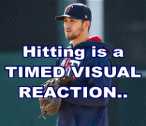 Hitting is a Timed Visual Reaction Language Of Hitting Dave Kirilloff Alex Kirilloff Hitting Drills for TIMING baseball training online hitting coach mike trout swing