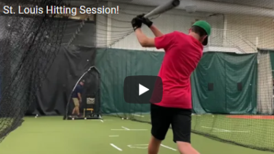 Dave Kirilloff Alex Kirilloff St. Louis Hitting Session