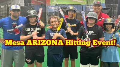 Mesa ARIZONA Baseball Hitting Event!