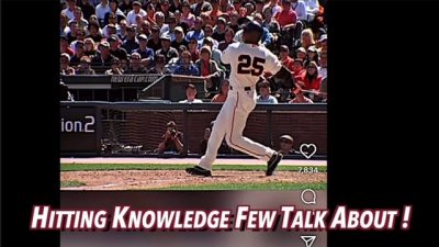 Barry Bonds Hitting Approach!